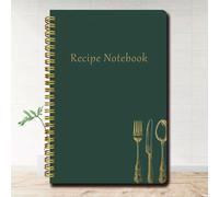 TEMU Cuaderno de Recetas Verde 5.5x8.3, Páginas , Ideal para Escribir Tus Propias Recetas de Cocina, Repostería y Planificación de Comidas. Diario de Recetas Familiares