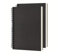 TEMU Cuaderno en de 2 Piezas, Blanda, Libro de Dibujo, 100 Páginas / 50 Hojas, 7.5 pulgadas x 5.1 pulgadas, 100GSM, ()