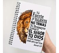 TEMU Cuaderno Motivacional - Diario con Escrituras en Español e Inglés, 120 Páginas, para Reflexión Diaria, Crecimiento Personal y Escritura, Fuente Gruesa, Cubierta Duradera. Adecuado para Cristianos
