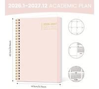 TEMU Cuaderno planificador mensual para 2025.7 a 2027.6, con diseño de dos años, agenda semanal, planificación y de simplificada para mejorar la productividad
