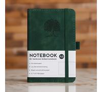 TEMU Cuaderno portátil de pulgadas, encuadernado en cuero sintético, 192 páginas, adecuado para reuniones de trabajo, anotaciones de , oficina de negocios, diario diario.