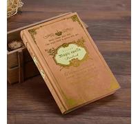 TEMU Cuaderno súper estilo retro A5 Bloc de notas engrosado de 160 hojas Diario Cuaderno de oficina