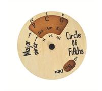 TEMU Cuadro de de guitarra en de - Herramienta de teoría musical de madera para principiantes, regalo ideal para entusiastas de la guitarra y la , mayores, y séptimos.