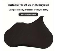 TEMU Cubierta de bicicleta de tejido de punto universal - Protección de poliéster compuesto elástico resistente al polvo y a los rasguños para bicicletas de carretera, , piñón fijo y montaña