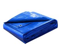 TEMU Cubierta de tejido de poliéster para techos, campings, terrazas y bordes de piscinas (azul)