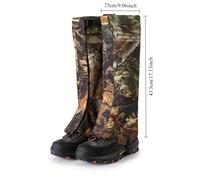 TEMU Cubiertas para Pies de Exterior para Senderismo, Botas de Nieve Camufladas, de , Cubiertas para Piernas de Hojas Secas, Protectores para Piernas de Esquí, Polainas de Montañismo