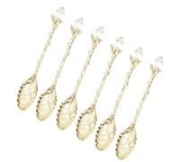 TEMU Cuchara de Café Vintage Única con Diseño de Flor - Cuchara para Café, Té o Postres, Floral Elegante para Mejorar tu de Café con Encanto Vintage