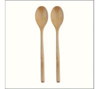 TEMU Cucharas de madera con mango largo de 9 pulgadas, cuchara para cocinar, cuchara de madera para mezclar de cocina, hornear, suministros de cocina, utensilios de cocina, utensilios de cocina