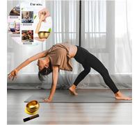 TEMU Cuenco tibetano cantor, cuenco cantor tibetano nepalí, instrumento de percusión único, cuenco tibetano cantor, para meditación y atención