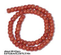 TEMU cuentas sueltas de coral de rondellón con un liso, perfectas para crear joyas elegantes como pulseras y collares, ideales para regalos de Navidad