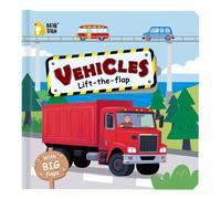 TEMU Cuentos de Oso, Libros de Aprendizaje de Inglés, Levanta la Tapeta, Tema de Vehículos, Libros Cognitivos para Niños, Aprendizaje de Vocabulario