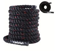 TEMU Cuerda de Fitness de de 6m de Resistencia - Equipo de Entrenamiento de Central para Ejercicio Físico y Rutinas - Cuerda Duradera y Portátil para Gimnasios en Casa y Entrenamientos al