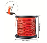 TEMU Cuerda de recortadora, hilo para cortacésped de 2.8 mm x , naranja , hilo de corte de 5 bordes, hilo de nailon para recortadora de césped, diámetro duradero
