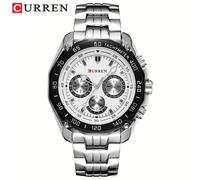 TEMU CURREN Relojes para Hombre: Elegante Reloj de Cuerda de Cuarzo para Empresarios con Características Luminosas - Una Nueva Tendencia para Hombres
