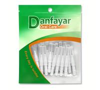 TEMU Danfayar Paquete de 24 Cepillos Interdentales para Limpieza Dental, Palillos de Hilo Dental, Palillos Desechables y Limpiadores Interdentales