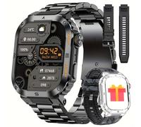 TEMU DAORKOW2025 reloj inteligente deportivo para hombres, inalámbricas, asistente de voz AI, de metal, moda de