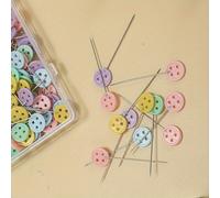 TEMU de 200 alfileres de cabeza variados para costura, acolchado, proyectos de tela, confección y manualidades DIY