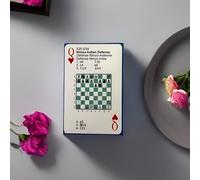 TEMU de 52 cartas de de de ajedrez - Guía para entusiastas del ajedrez, mejora de juego, ideal para fiestas, regalos, material de cartas, 14+