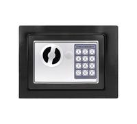TEMU de Acero Laminado en Frío con Cerradura Digital y Llave de Emergencia - Bloqueo Automático después de 3 Intentos , Resistente Adecuada para Hogar, Oficina, Hoteles, como Regalo (22.9x17.1x17.2cm)