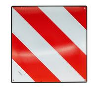 TEMU de advertencia reflectante de visibilidad - diseño y , 50x50 cm, material duradero, para autocaravanas, bicicletas y remolques - ideal para Italia, España y Portugal.