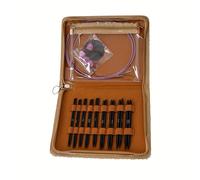 TEMU de agujas de tejer intercambiables circulares, puntas de de , cable , con sujetadores de , fácil de cordón, kit de accesorios de tejer con estuche de almacenamiento