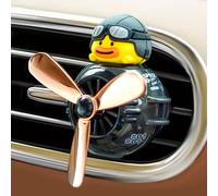 TEMU de aire acondicionado para automóvil con muñeco de dibujos animados magnético de succión, adornos para automóvil con aromaterapia que contiene y rodajas de limón con sabor