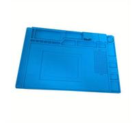 TEMU De Aislamiento Térmico De Silicona De Para Reparación De Teléfonos Móviles Y Ordenadores Con Soporte Magnético Para Pistola De Aire Caliente Y Soldadura