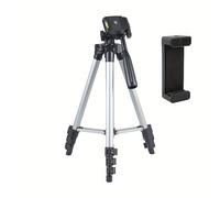 TEMU de Aleación de Aluminio Compatible con Cámaras DSLR/ Sin Espejo, Smartphones, Telescopios - Altura Ajustable, Pan-Tilt con Base Estable, Duradero para Fotografía y Observación de Estrellas