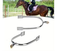 TEMU de aleación de para caballos estilo inglés, con una rueda de cobre , son un accesorio de equitación