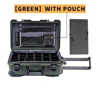 TEMU de almacenamiento de equipo fotográfico de polipropileno duradero BORY, con carcasa rígida, gran capacidad, con de visión de 360°, para cámaras, lentes y contenedores de drones.