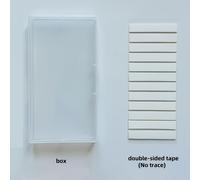 TEMU de almacenamiento para 1 a postizas transparentes, diseñada para organizar y exhibir nail art, a prueba de polvo para fácil transporte (uñas postizas no incluidas).