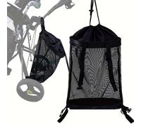 TEMU de Almacenamiento para Carrito de Golf, Bolsa Trasera con Red y Accesorios para Remolque