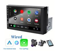 TEMU de audio portátil con pantalla táctil de 7 pulgadas con GPS y reproductor multimedia inalámbrico, compatible con Auto y Carplay.