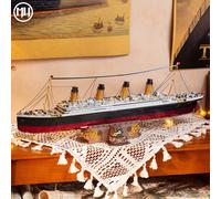 TEMU de Barco 3D de Metal MU con Luz - Rompecabezas DIY a con Efectos de Luz, Réplica en Miniatura para Coleccionistas, Regalo de Ideal para Niños y Adultos