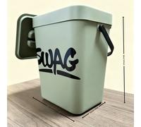 TEMU de Basura de Pared: Chic y con , Sin Perforaciones, Bloquea Olores, Sin Agacharse, Ideal para Cocinas y Baños