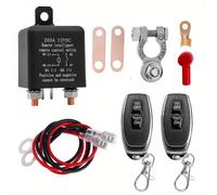 TEMU de Batería para Coche, de Corte Automotriz con Control Remoto, Relé Ahorrador de Energía 200A, de Desconexión de Batería 12V
