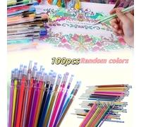 TEMU de bolígrafos de tinta de gel - Marcadores de acuarela para artistas adultos, ideales para , ilustración y pintura en roca, bolígrafos de tinta intensos para dibujar, edad 14+