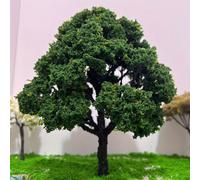 TEMU de bosque grande de plástico verde y lujoso para paisajes micro DIY, decoración de y decoración de escritorio de oficina - Se mantiene en pie en , no necesita energía, decoración de árboles