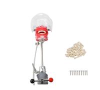 TEMU de cabeza de simulación fácil para práctica de preparación dental, abrazadera de resina de enseñanza, de mesa