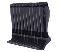 TEMU de calcetines de compresión para hombre, diseñados para mejorar la circulación, ideales para actividades deportivas como correr, senderismo, escalada y ciclismo, disponibles y negro