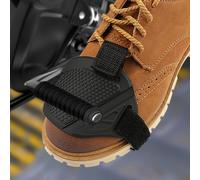 TEMU de cambio de marchas de motocicleta Protector de palanca - Cubierta de zapato de goma anti-caída, sin carga, negro - 1pc