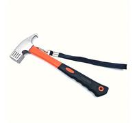 TEMU de camping duradero: Una herramienta de acero versátil diseñada para uso en exteriores, con un removedor de estacas de tienda y una correa de sujeción.