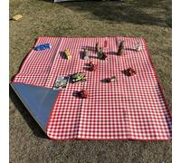 TEMU de Camping y Picnic para Exteriores, Tapetes de Engrosados, Colchoneta para Tienda de Campaña, Cojín para Excursiones de , de Césped con Base de Película de Aluminio Impermeable, Utilizable en