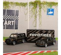 TEMU de coche a Mercedes con remolque / de coche BMW M3 de 1988, un juguete para niños, como pieza decorativa o de coche deslizante, regalo de ideal para niños