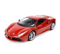 TEMU de Coche Deportivo Ferrari en 1:24 de Bburago - Juguete Coleccionable de Aleación de con Ruedas Negras y Diseño Resistente al