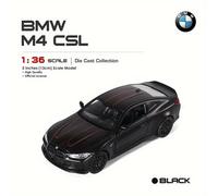 TEMU de Coche Diecast de BMW M4 CSI a 1:36, Vehículo de Juguete con Retroceso Manual, Coleccionable de Aleación de Zinc, Sin Batería Necesaria, para Jóvenes, Niños, Regalo de Ideal, para BMW