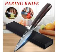 TEMU de cocina con , de chef multipropósito pequeño, hoja de acero inoxidable 7CR17 para cortar carne, con cubierta de de pelar de cocina Regalos de Navidad y Acción de Gracias