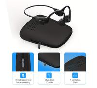 TEMU de conducción ósea , compatible con fundas portátiles y protectores de silicona para auriculares Aftershokz AS800, Pro, , Pro, ,