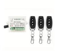 TEMU de control remoto inalámbrico para motor de 8V-36V 10A, controlador reversible con 2 mandos a distancia - Con cable, funciona con batería de botón no recargable