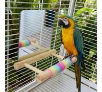 TEMU de Cuerda de Cáñamo para Loros - Percha con Espejo para Loros, Juguete para Entretenimiento Autónomo de Loros, Resistente a Arañazos y , Ideal para Loros y Periquitos para Afilar y